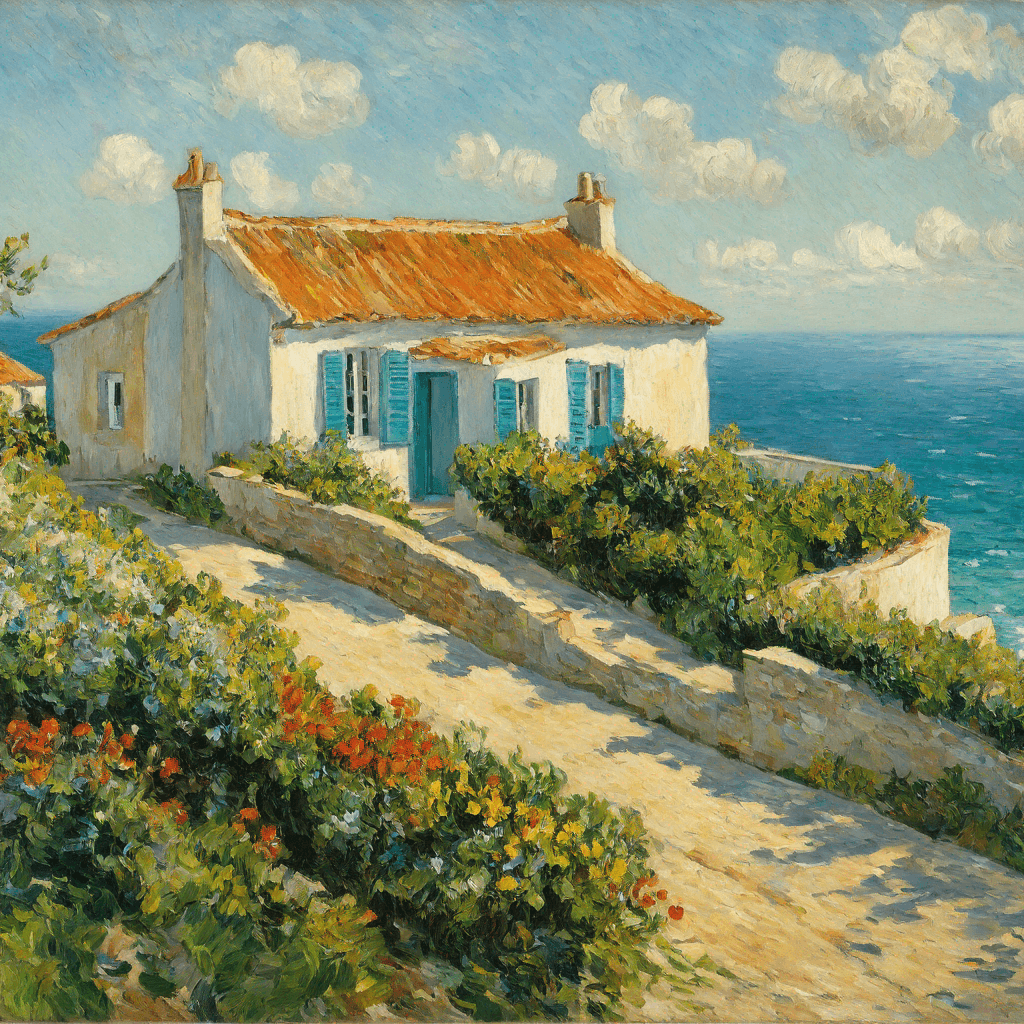 A house with an ocean view